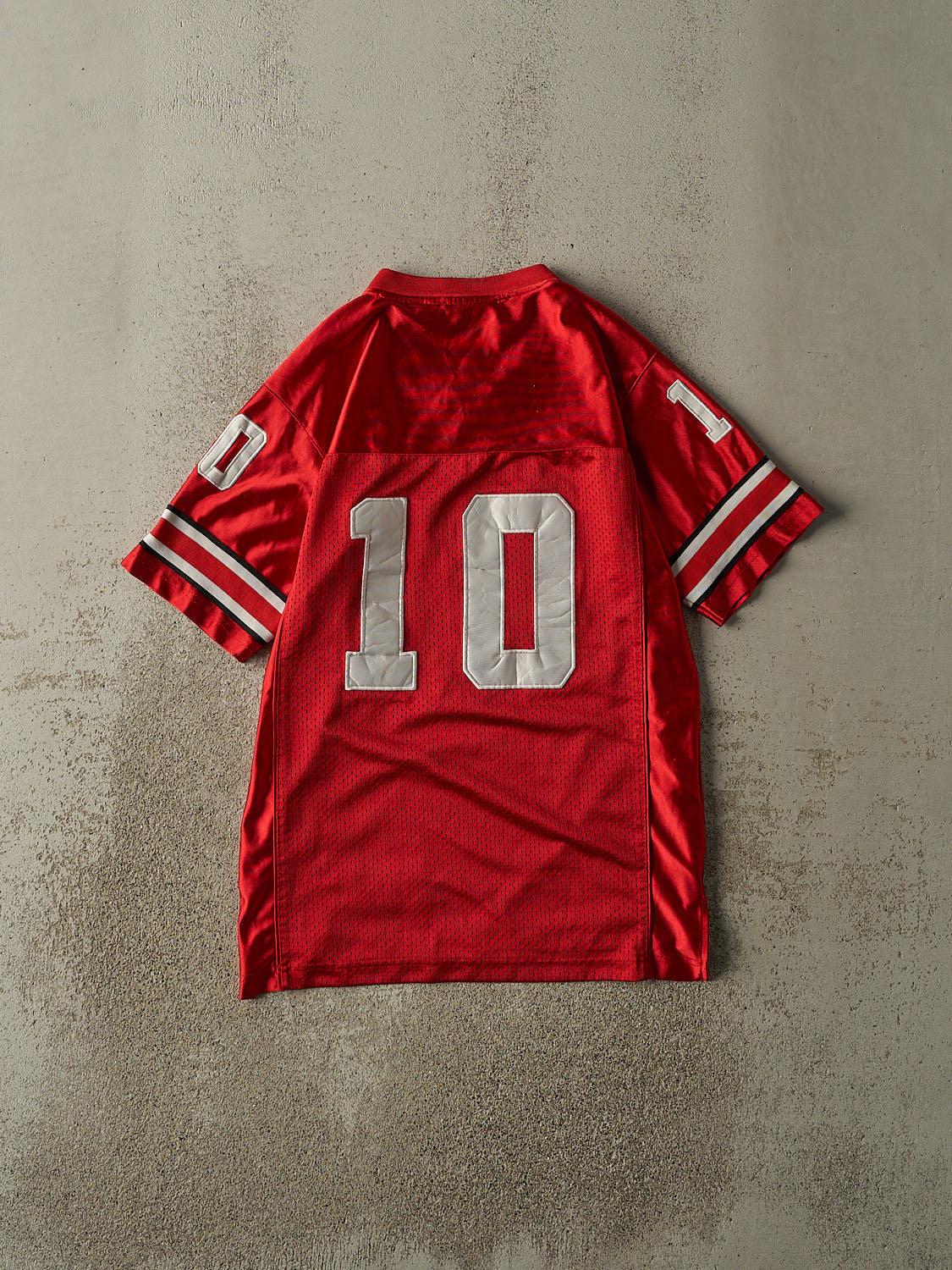 Vintage Y2K Sun Faded Red Ohio State University Football Jersey (S)