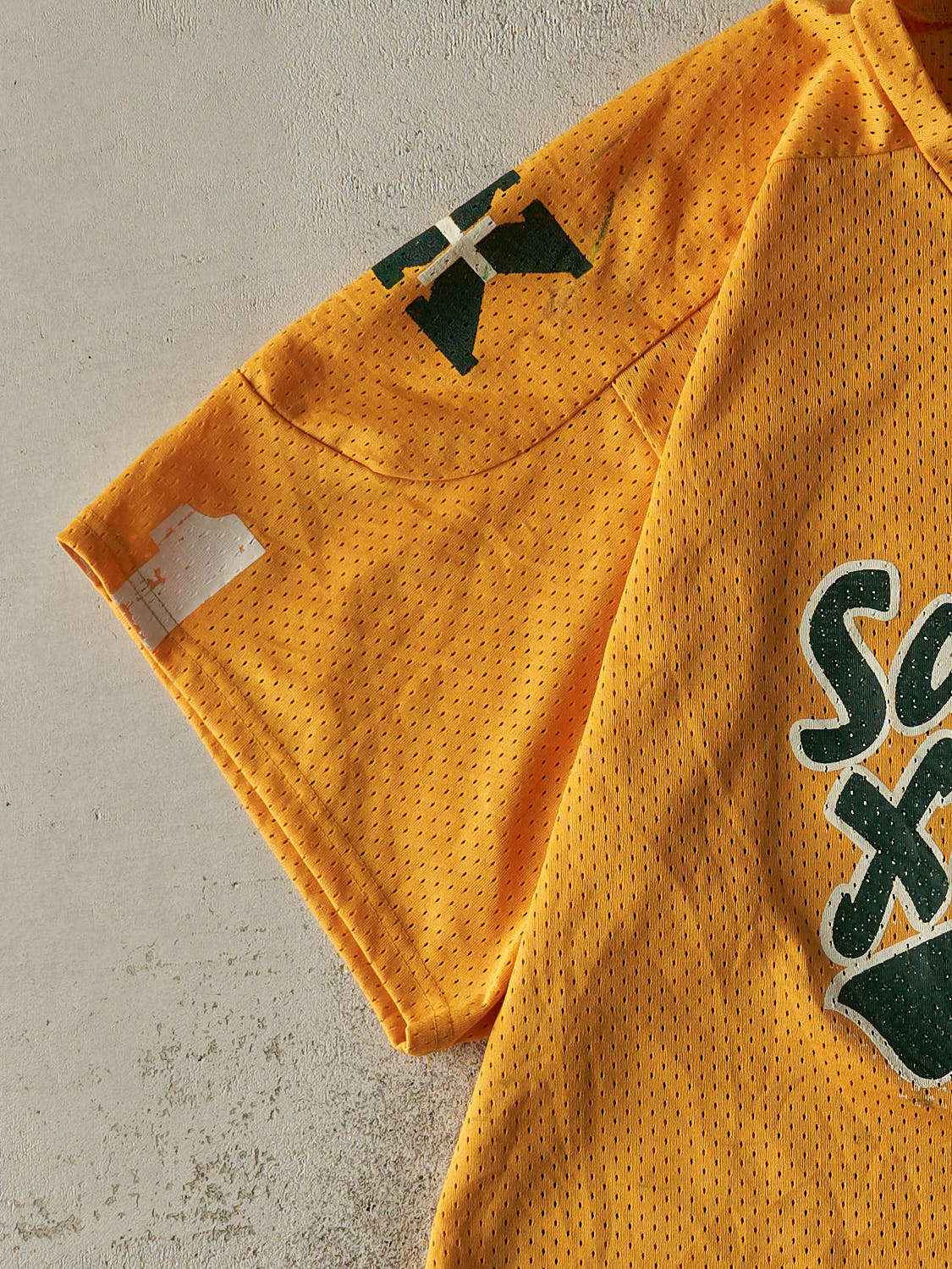 Vintage 90s Yellow Saint Xaiver Jersey (XL/XXL)