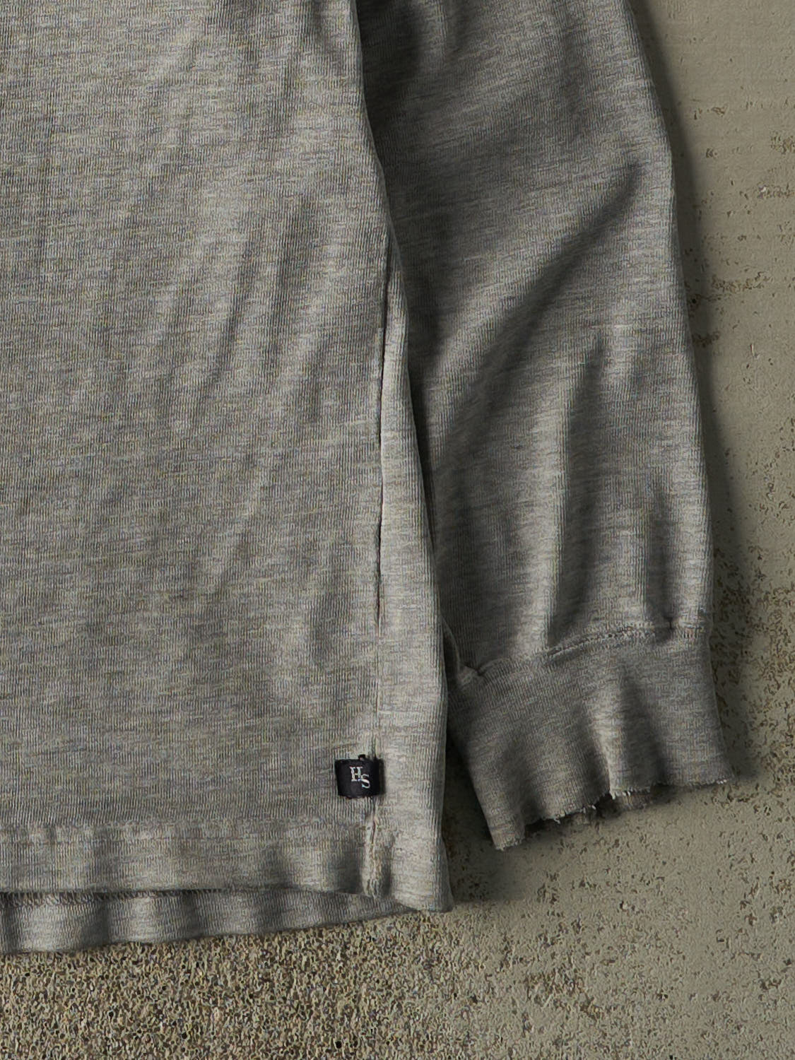 Vintage 90s Grey Striped Long Sleeve (M/L)