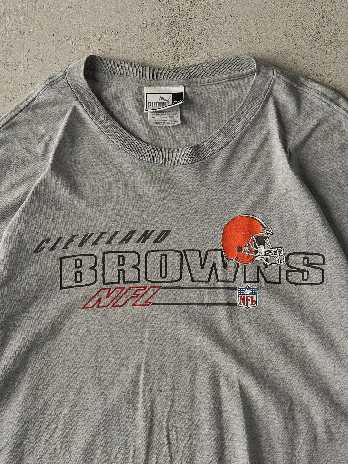 Vintage 90s Grey Cleveland Browns Tee (XL/XXL)