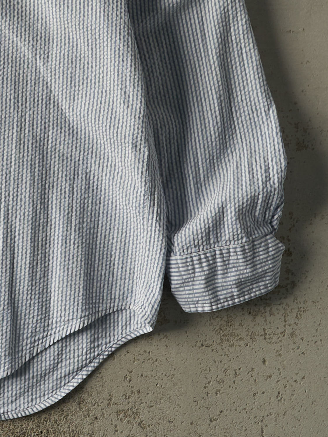 Vintage 90s Blue & White Polo Ralph Lauren Embroidered Long Sleeve Button Up (XL/XXL)