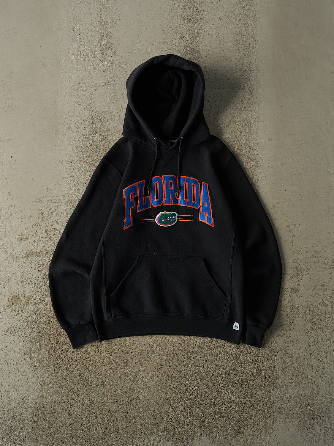 Vintage Y2K Black Russell Athletic University of Florida Gators Hoodie (XS/S)
