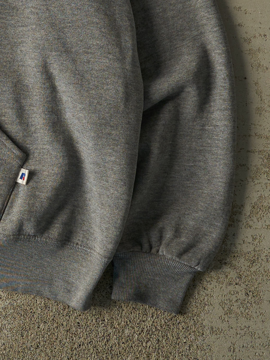 Vintage Y2K Grey Russell Athletic USFV Basketball Zip Up Hoodie (XL/XXL)