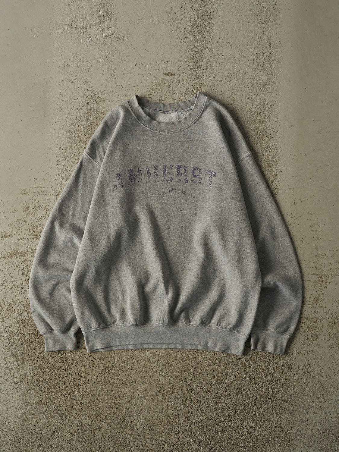 Vintage 90s Grey Amherst College Crewneck (S/M)