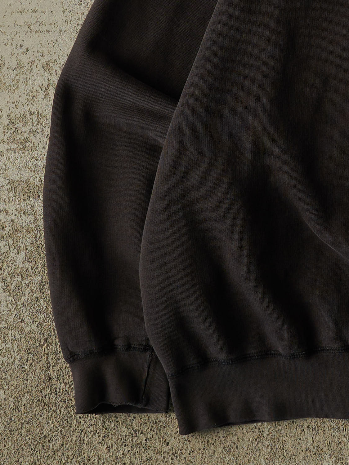 Vintage 90s Faded Black Russell Athletic Blank Crewneck (M/L)