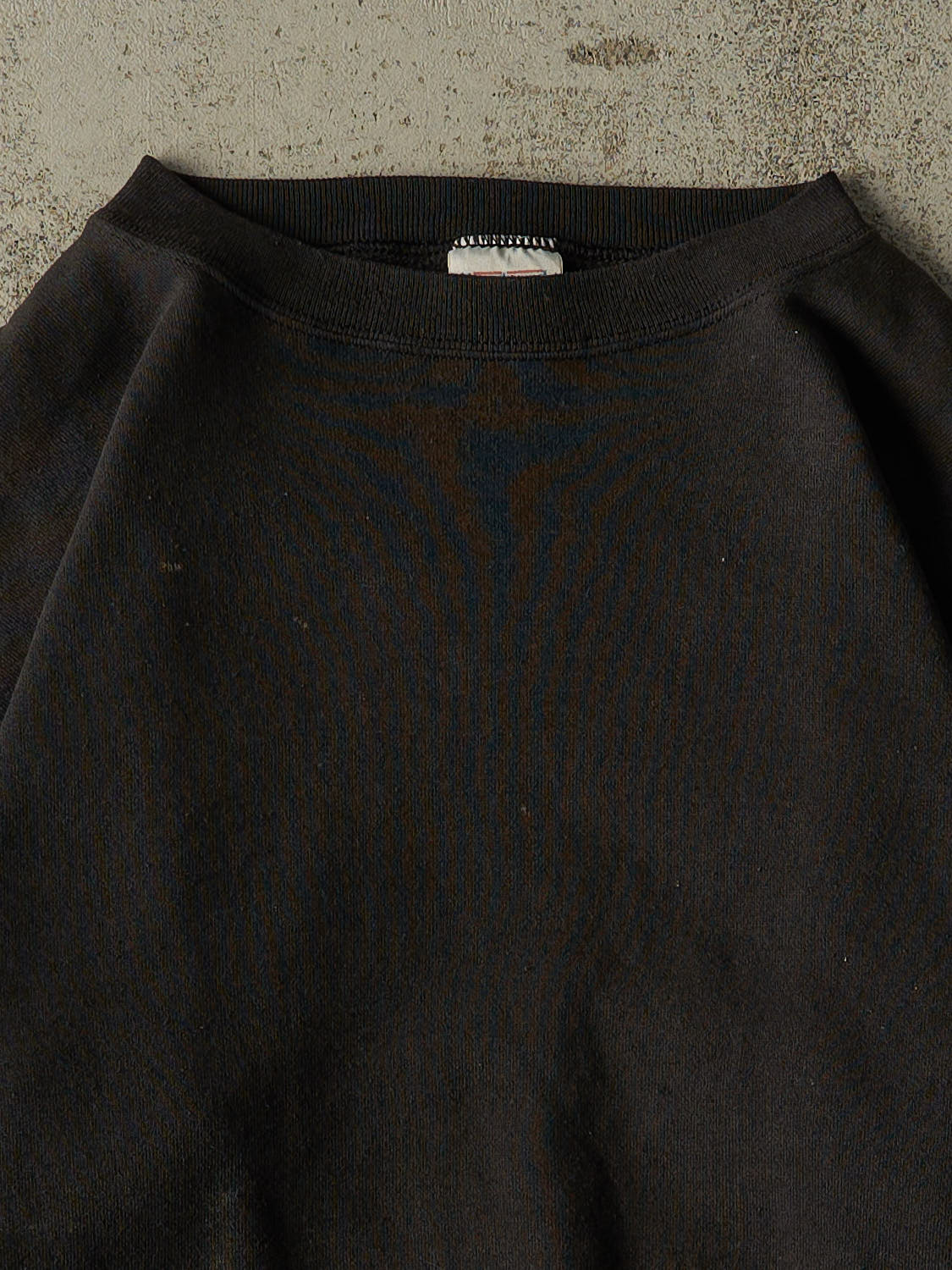 Vintage 80s Faded Black Blank Crewneck (S/M)