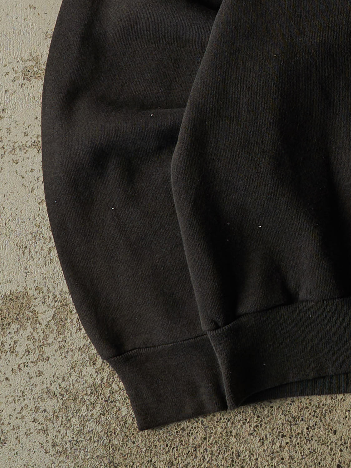 Vintage 80s Faded Black Blank Crewneck (S/M)