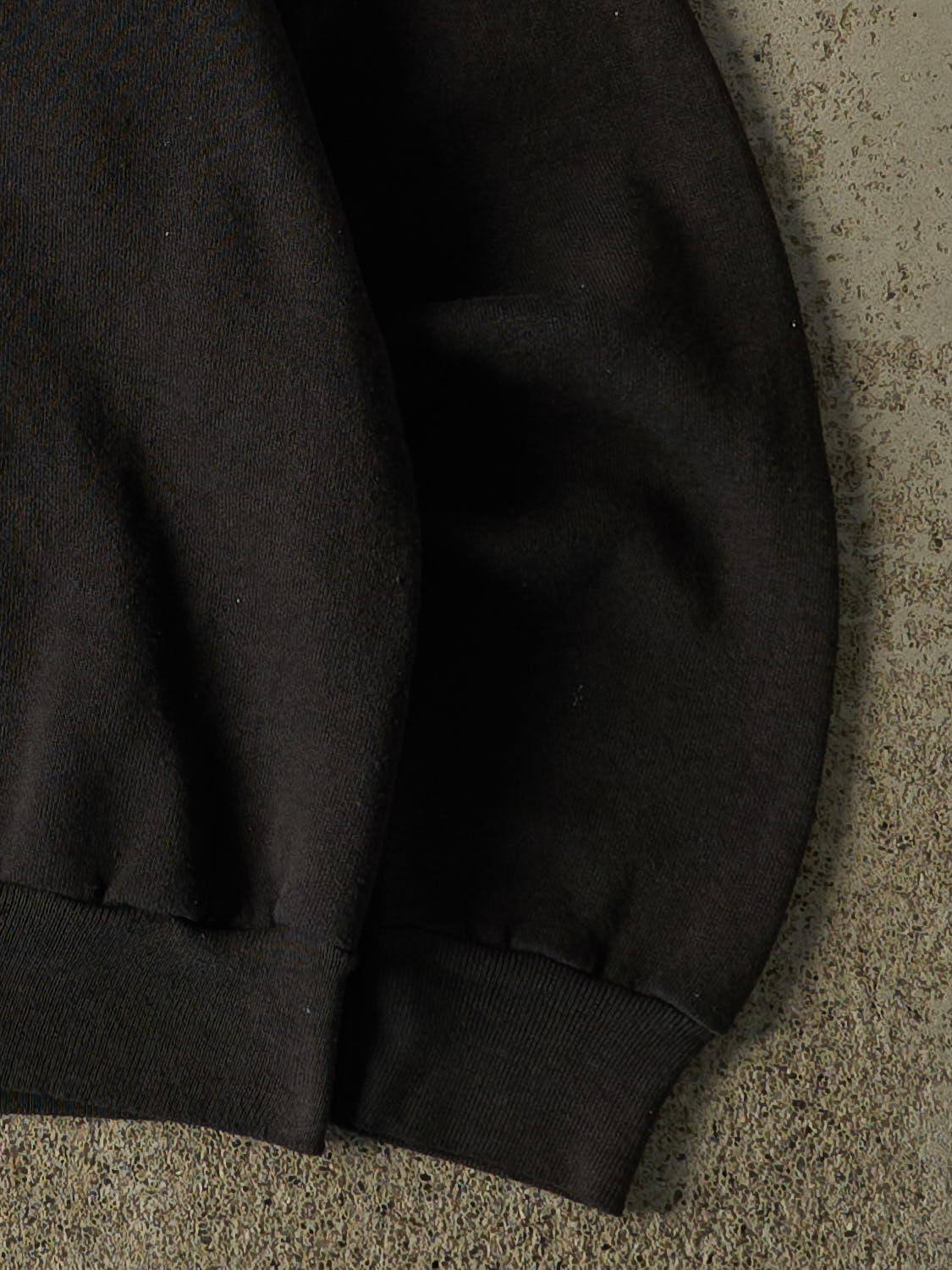 Vintage 80s Faded Black Blank Crewneck (S/M)