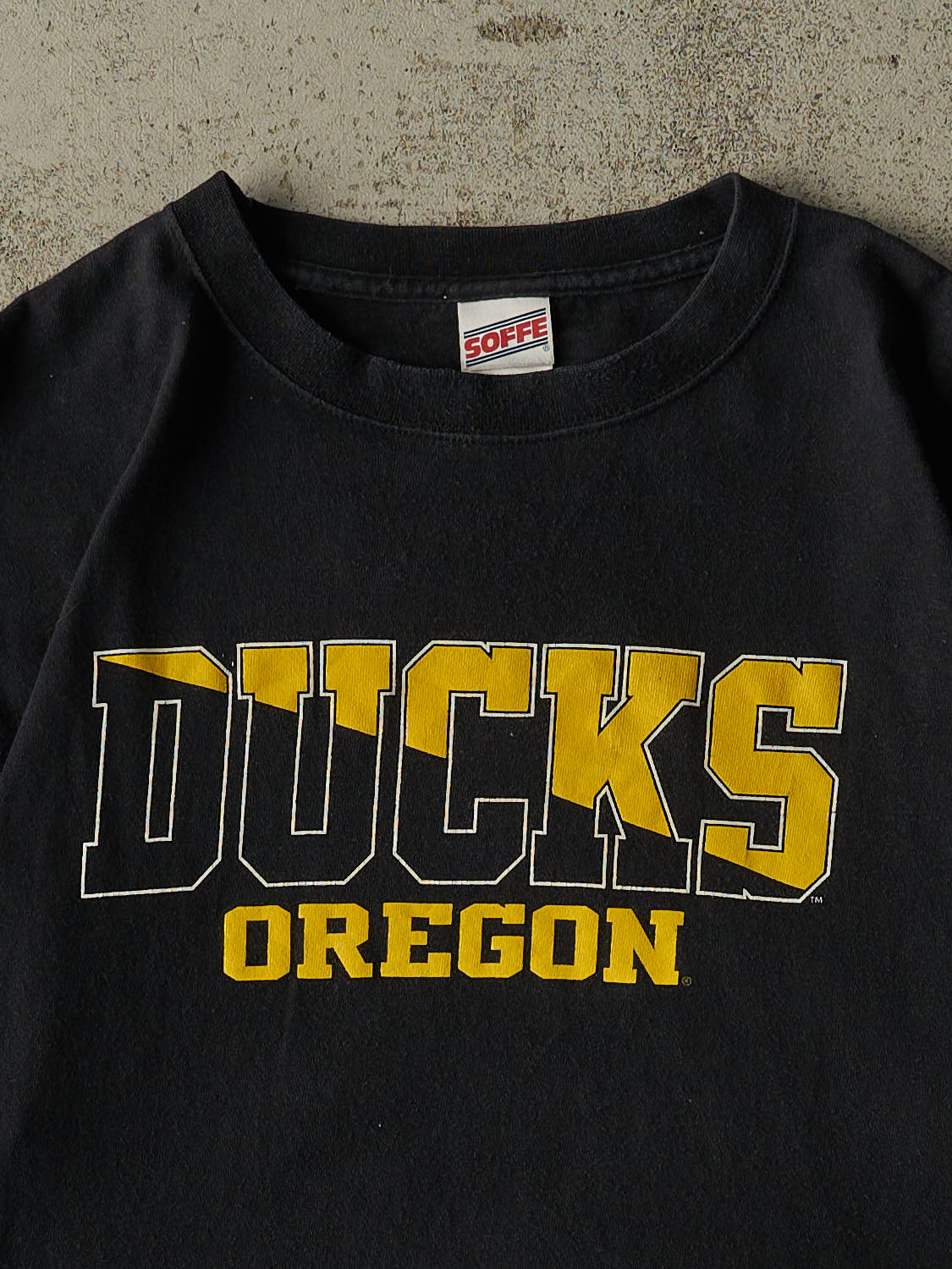 Vintage 90s Black University of Oregon Ducks Tee (L)