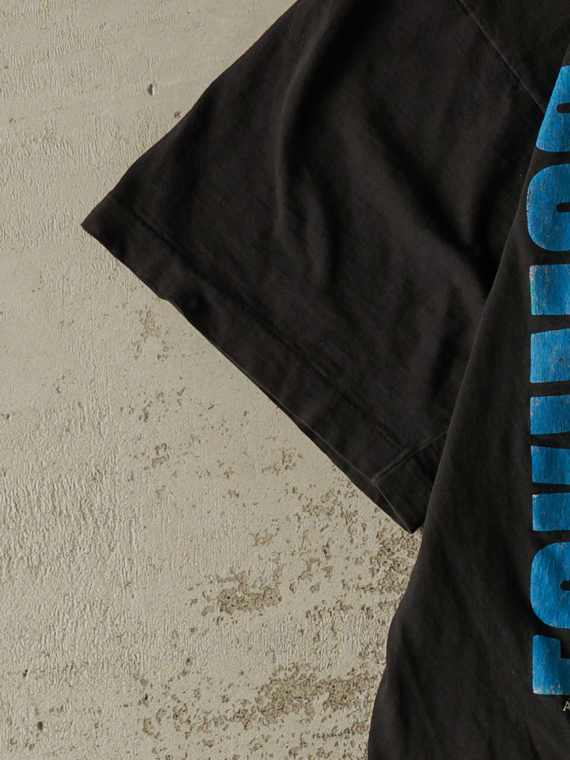 Vintage 90' Faded Black Edmonton Eskimos Single Stitch Tee (L/XL)
