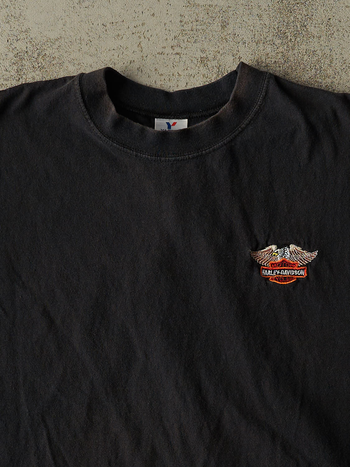 Vintage 90s Faded Black Harley Davidson Mexico Tank (L/XL)