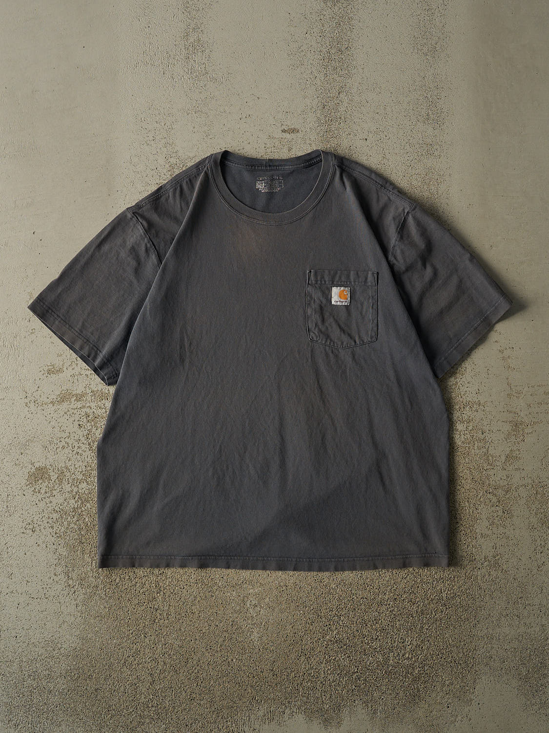 Vintage Y2K Faded Grey Carhartt Pocket Tee (XL/XXL)