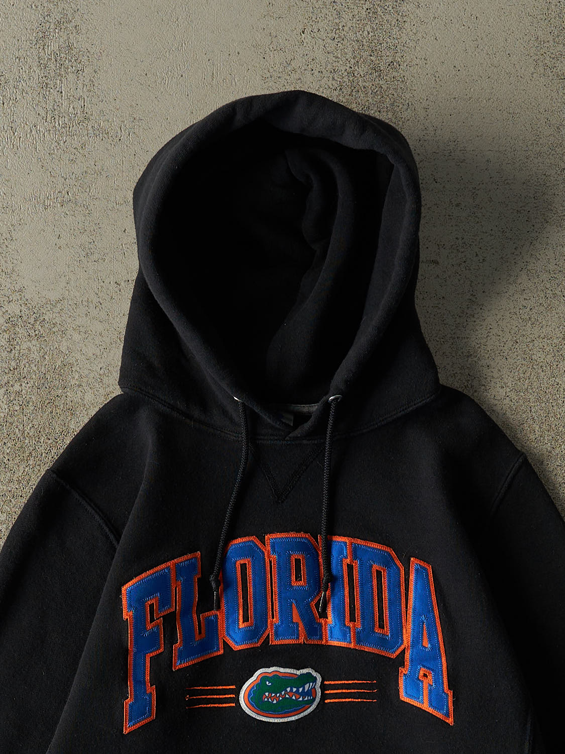 Vintage Y2K Black Russell Athletic University of Florida Gators Hoodie (XS/S)