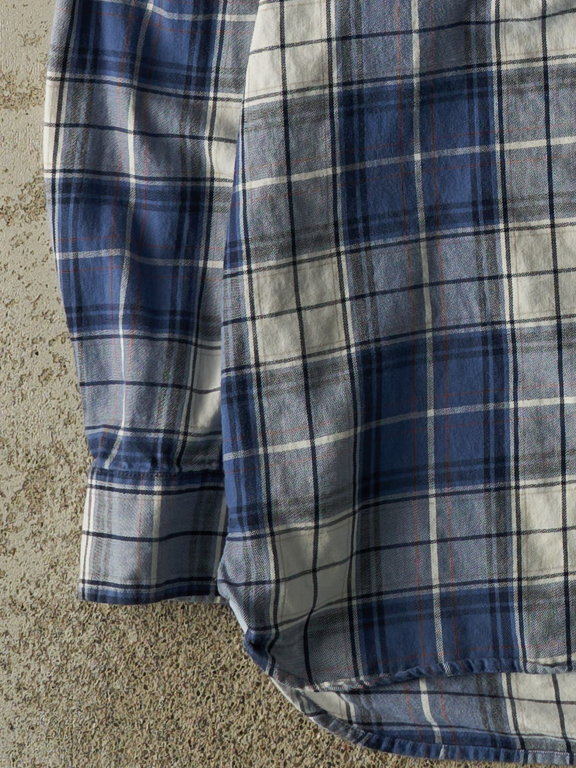 Vintage Y2K Blue Tommy Hilfiger Flannel Button Up Long Sleeve (XL/XXL)