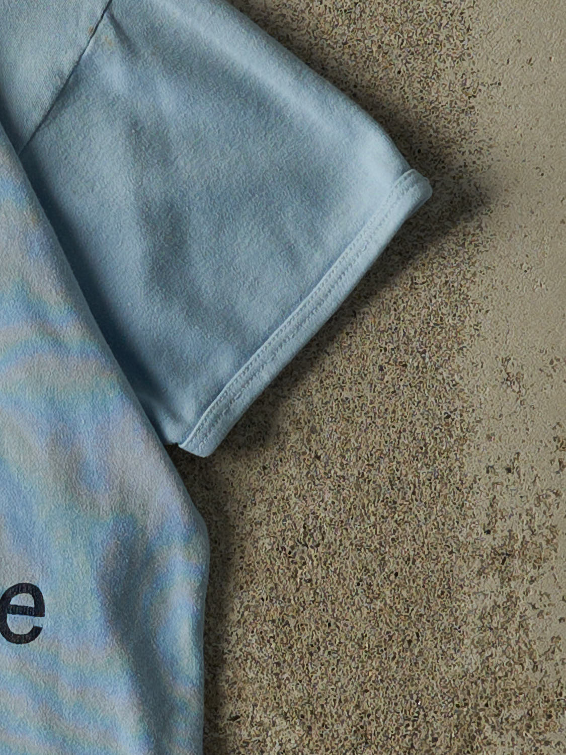 Vintage 80s Blue "Do It Like A Dane" Ringer Tee (XS)