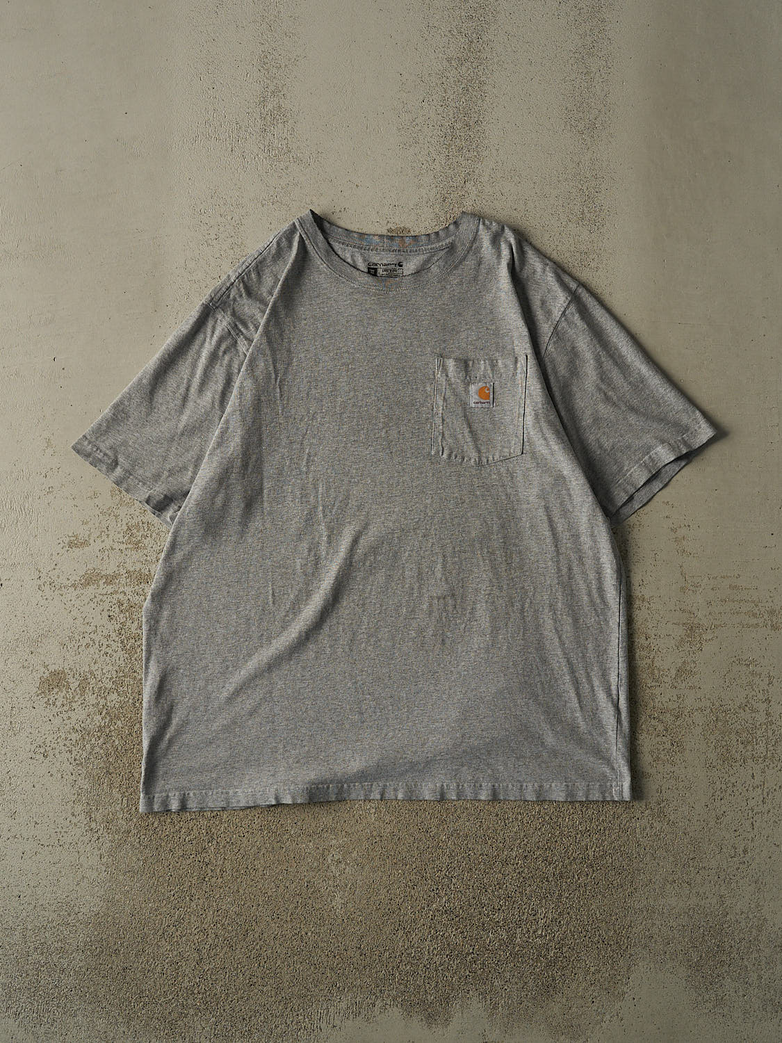 Vintage Y2K Grey Carhartt Pocket Tee (XXL)