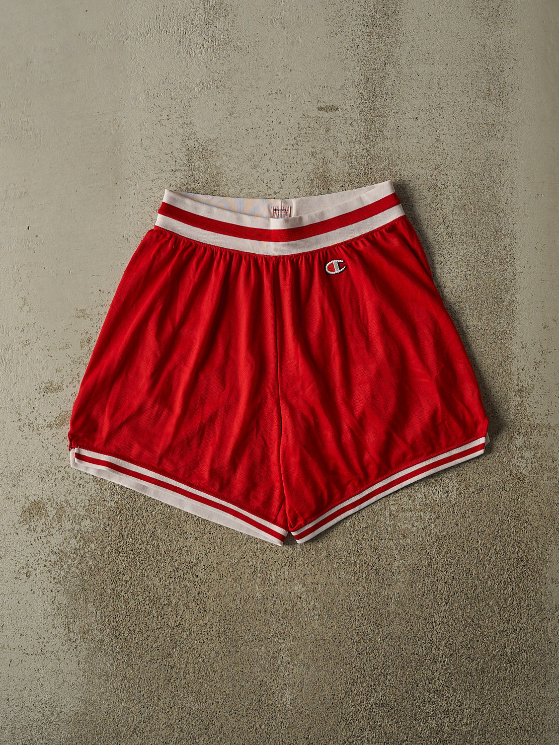 Vintage 80s Red Champion Track Shorts (30x6)