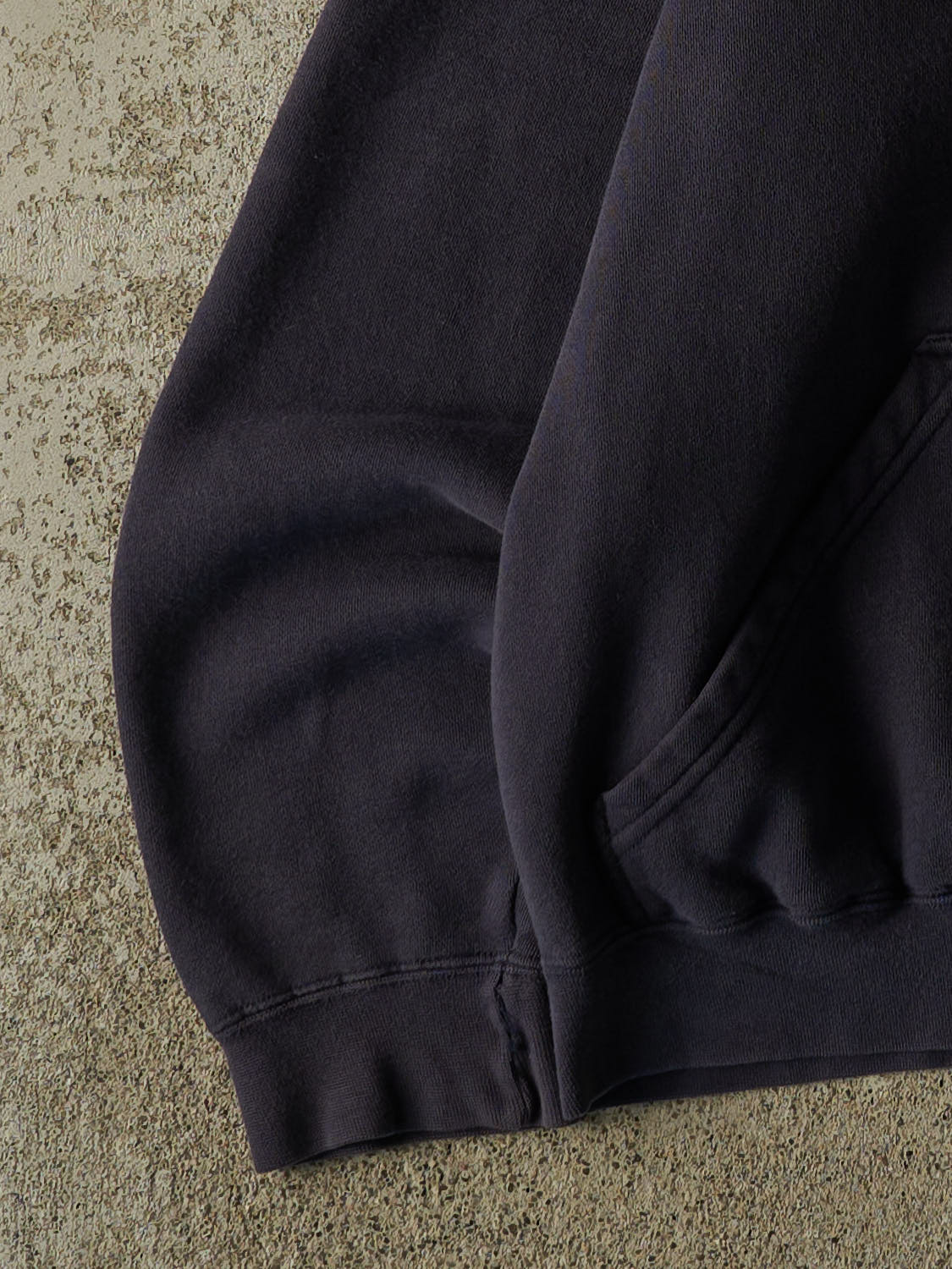 Vintage Y2K Navy Blue Nike Logo Hoodie (S/M)