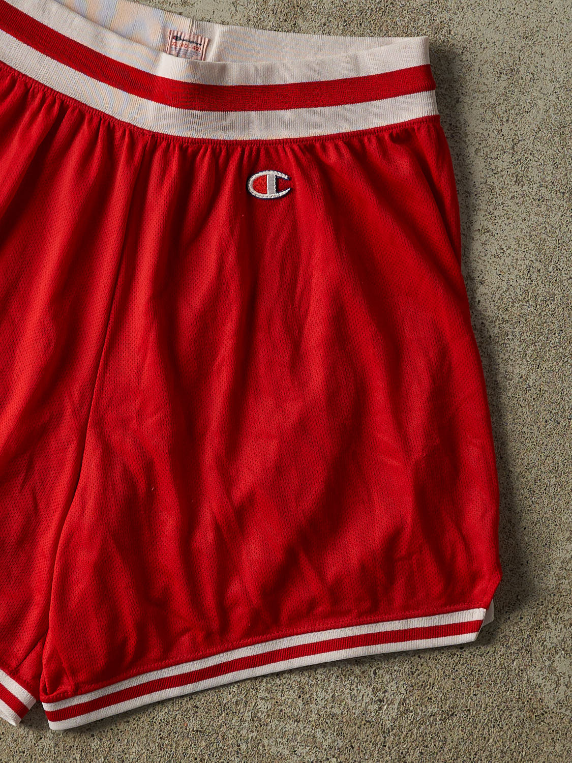 Vintage 80s Red Champion Track Shorts (30x6)
