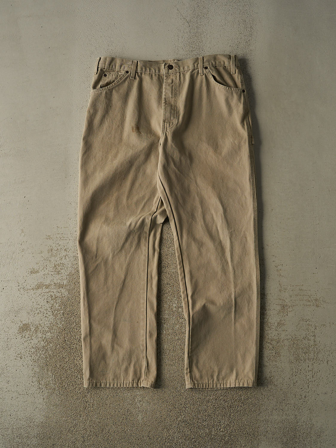 Vintage 90s Beige Dickies Carpenter Pants (36x32)