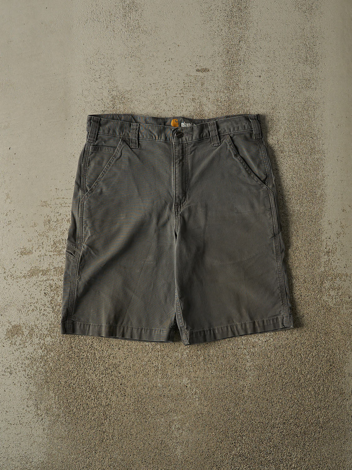 Vintage Y2K Grey Carhartt Work Shorts (32x9.5)