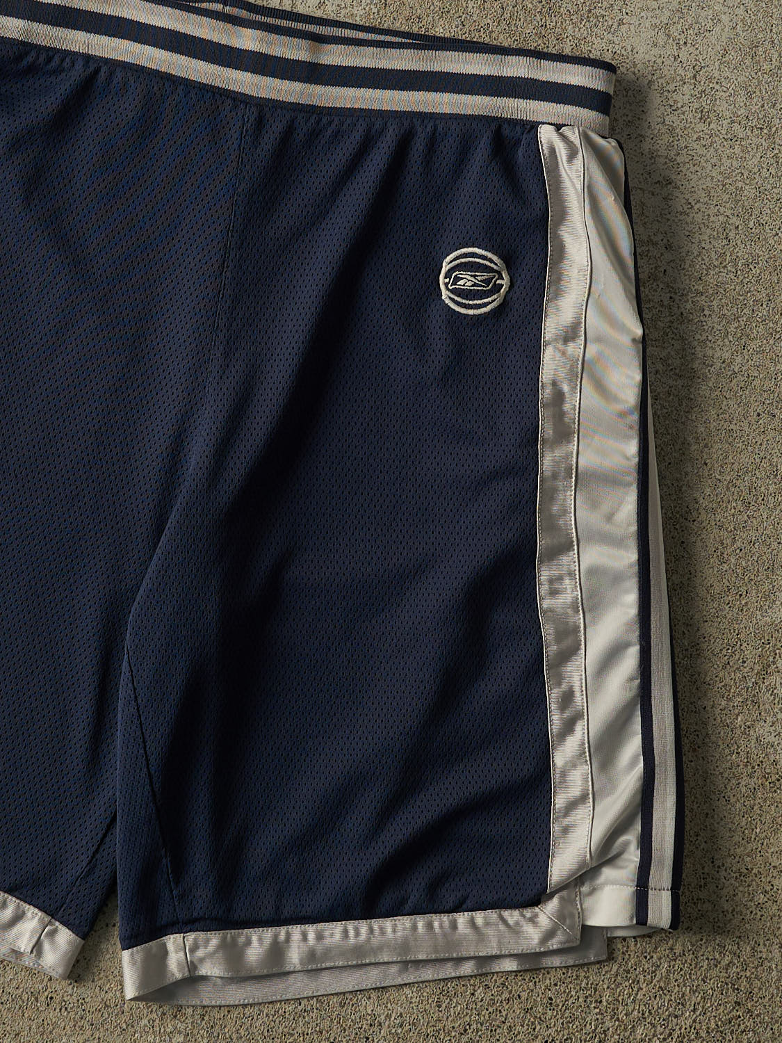 Vintage 90s Navy Blue Reebok Basketball Shorts (35x10)