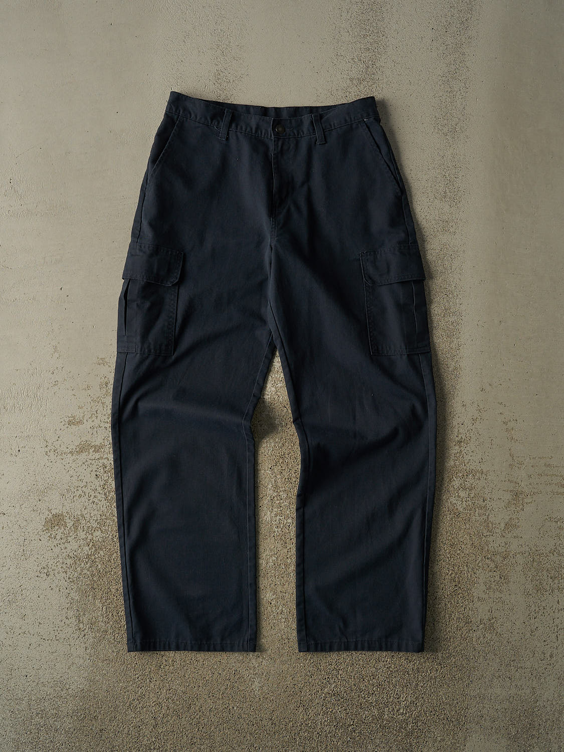 Vintage Y2K Navy Blue Dickies Cargo Work Pants (31x31)