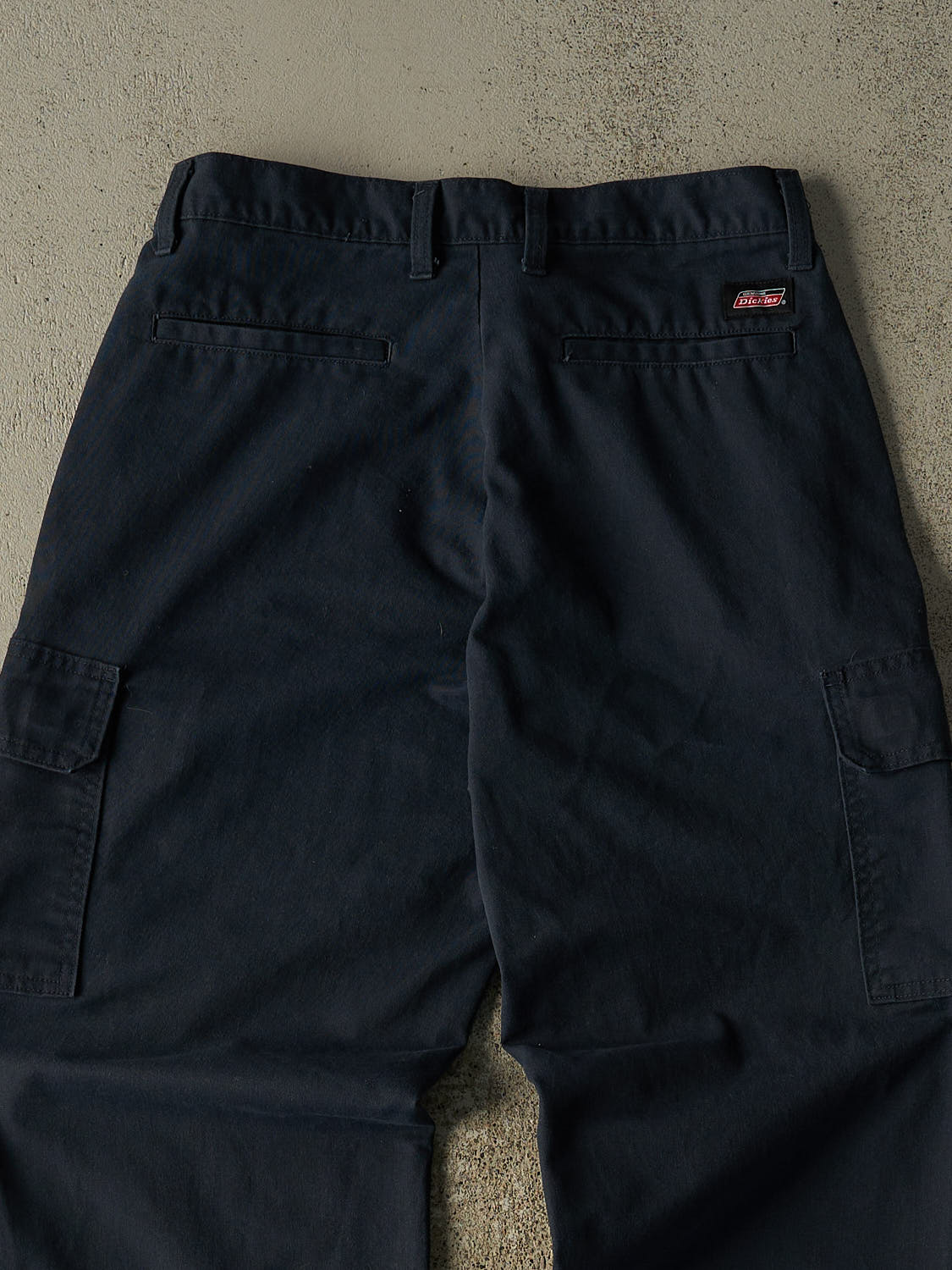 Vintage Y2K Navy Blue Dickies Cargo Work Pants (31x31)