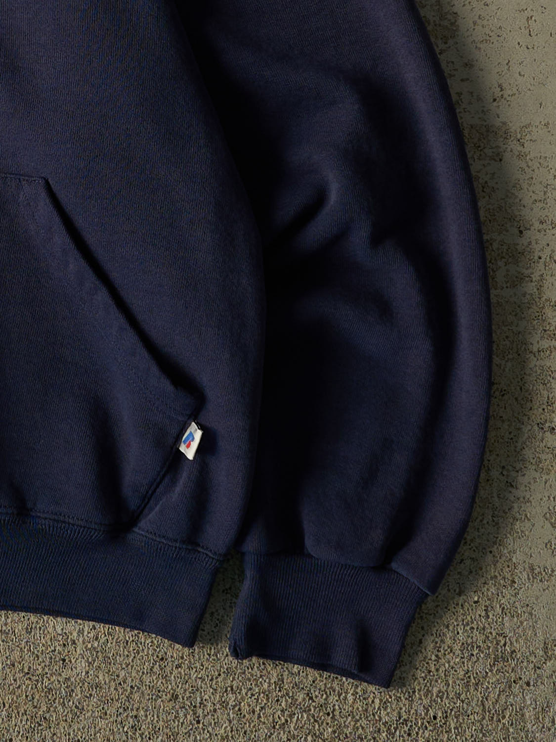 Vintage Y2K Navy Blue Russell Athletic Huskie Athletics Hoodie (XS/S)