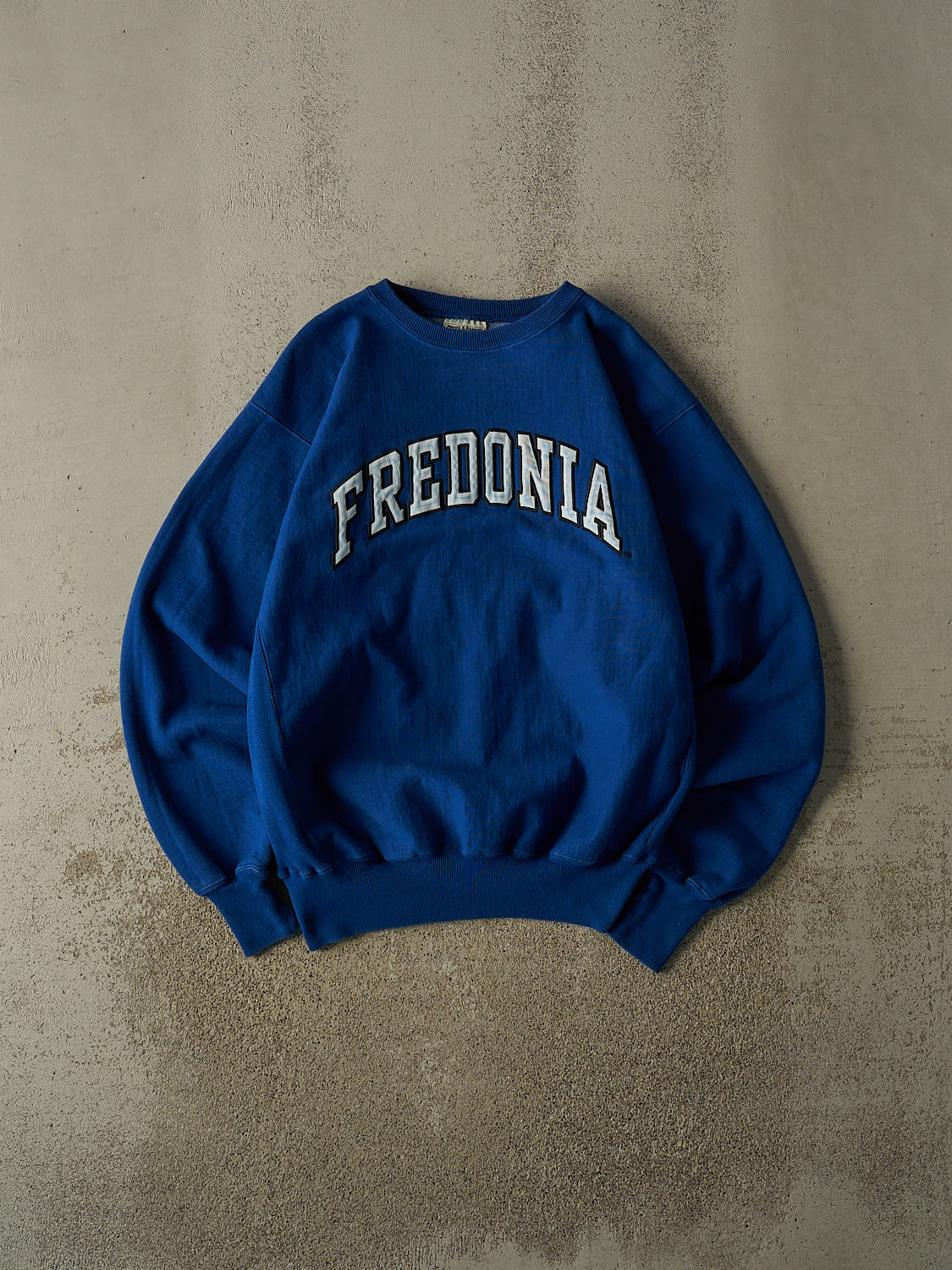 Vintage 90s Blue Fredonia Embroidered Crewneck (L)