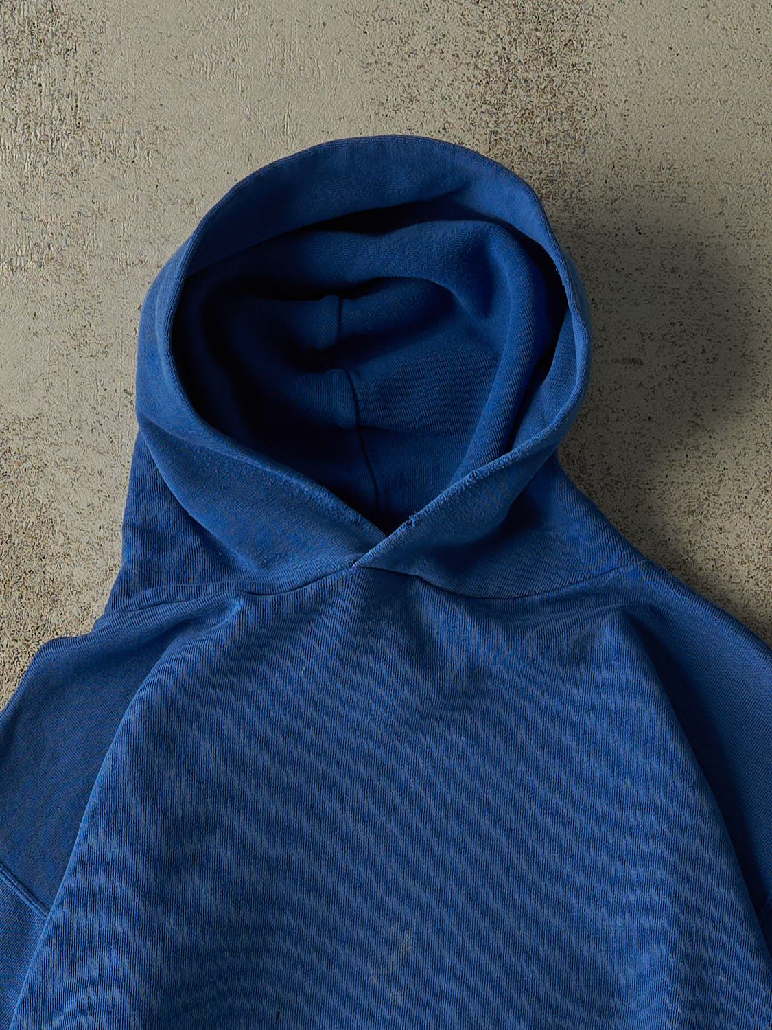 Vintage 80s Blue Russell Athletic Blank Hoodie (S/M)