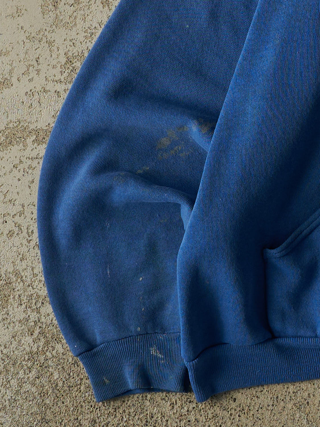 Vintage 80s Blue Russell Athletic Blank Hoodie (S/M)
