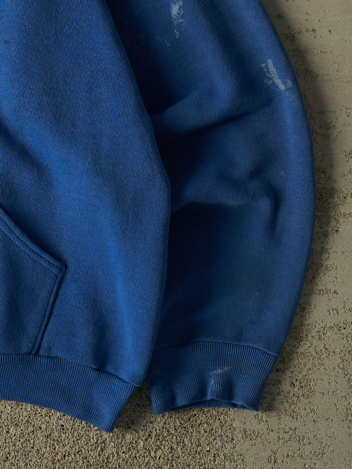 Vintage 80s Blue Russell Athletic Blank Hoodie (S/M)