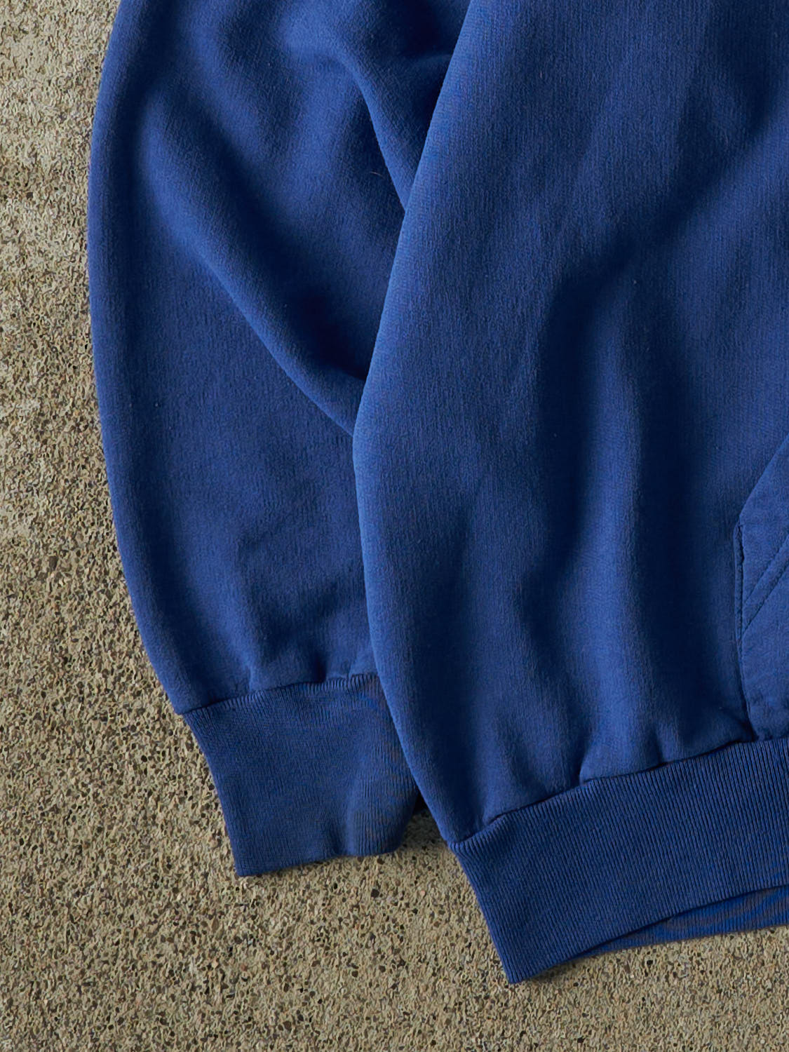 Vintage 90s Blue Logo Hoodie (L/XL)