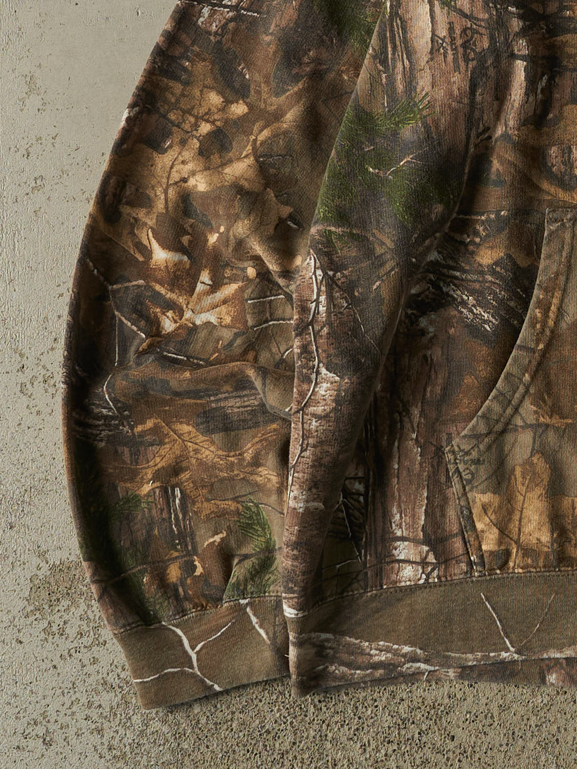 Vintage 90s Camo Realtree Logo Hoodie (XXL)