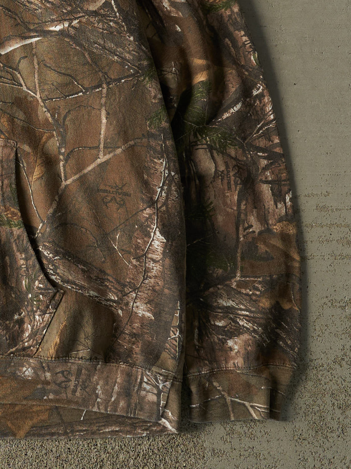Vintage 90s Camo Realtree Logo Hoodie (XXL)