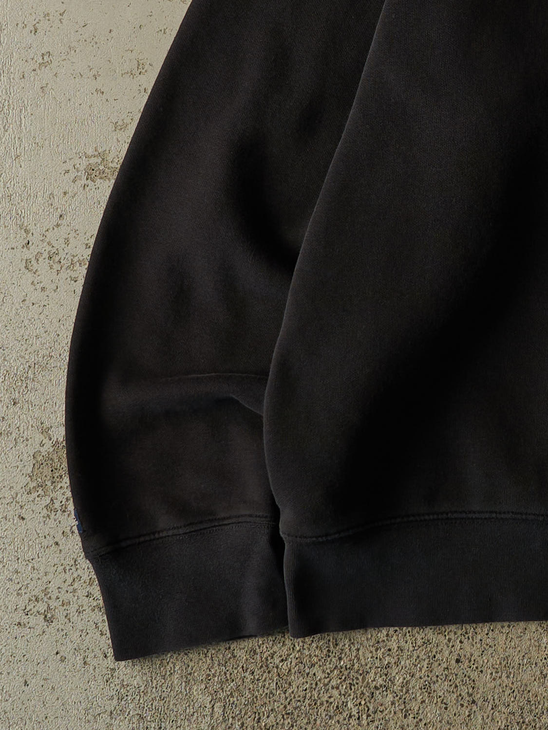 Vintage 90s Faded Black University of Oregon Quarter Zip (XL/XXL)