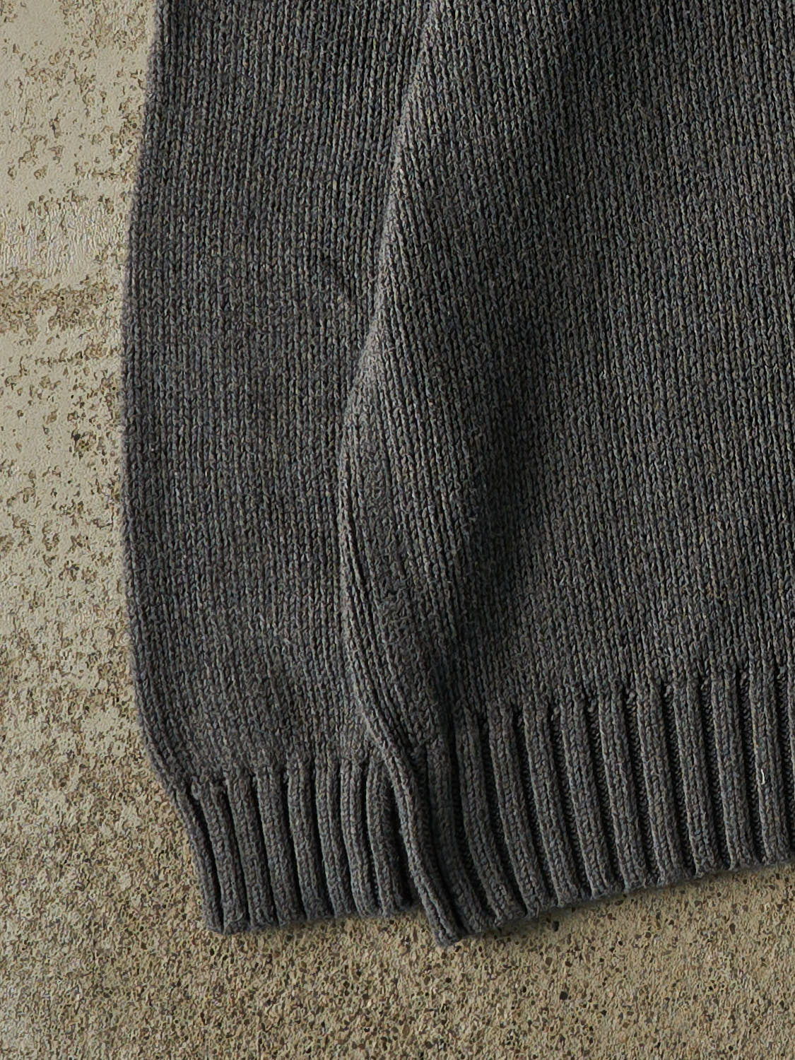 Vintage 90s Charcoal Grey Polo Embroidered Knit (M/L)