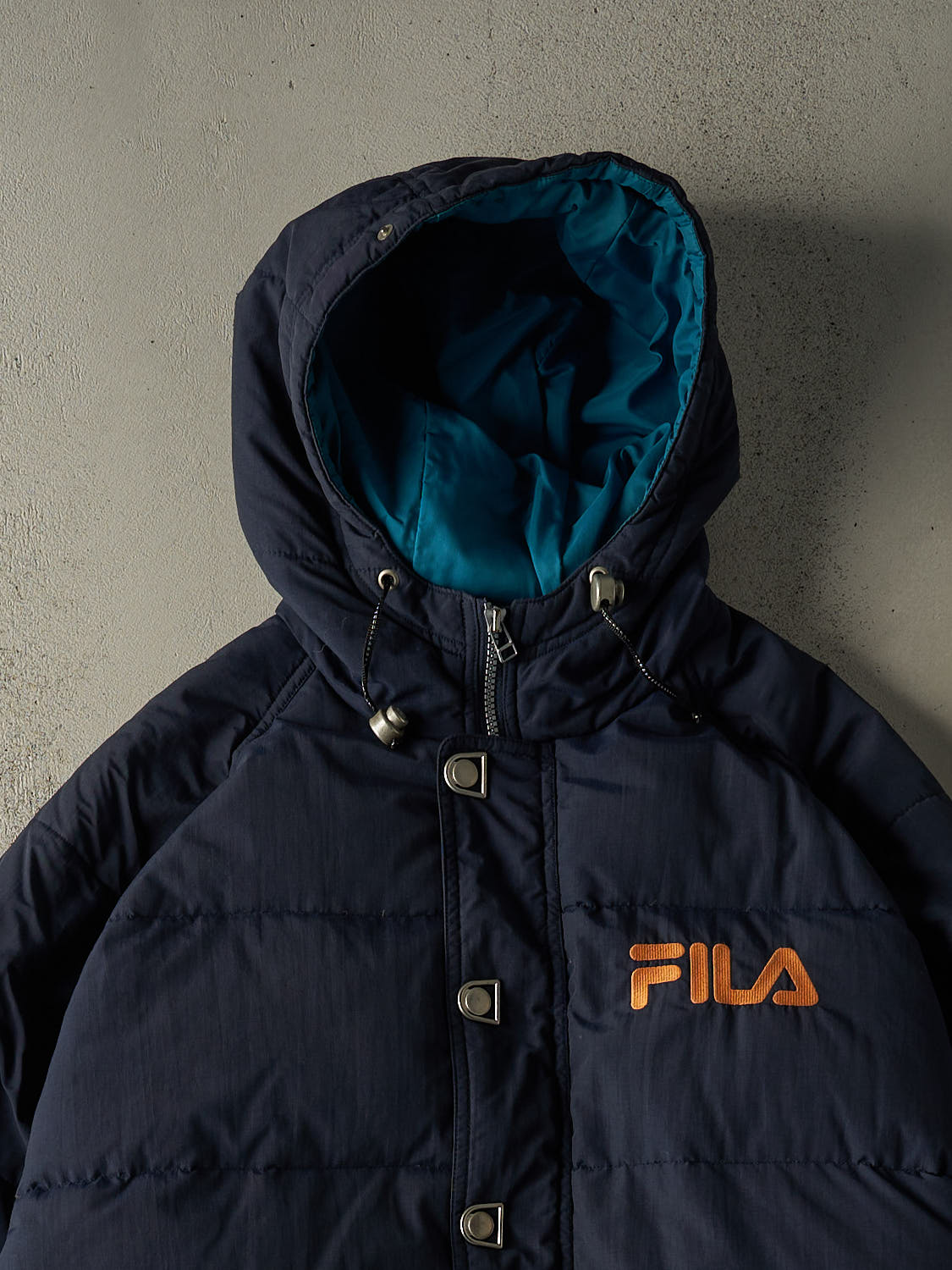 Vintage 90s Navy Blue Fila Puffer Jacket (XXL) – Rebalance Vintage Vintage 90s Navy Blue Fila Puffer Jacket (XXL) – Rebalance Vintage