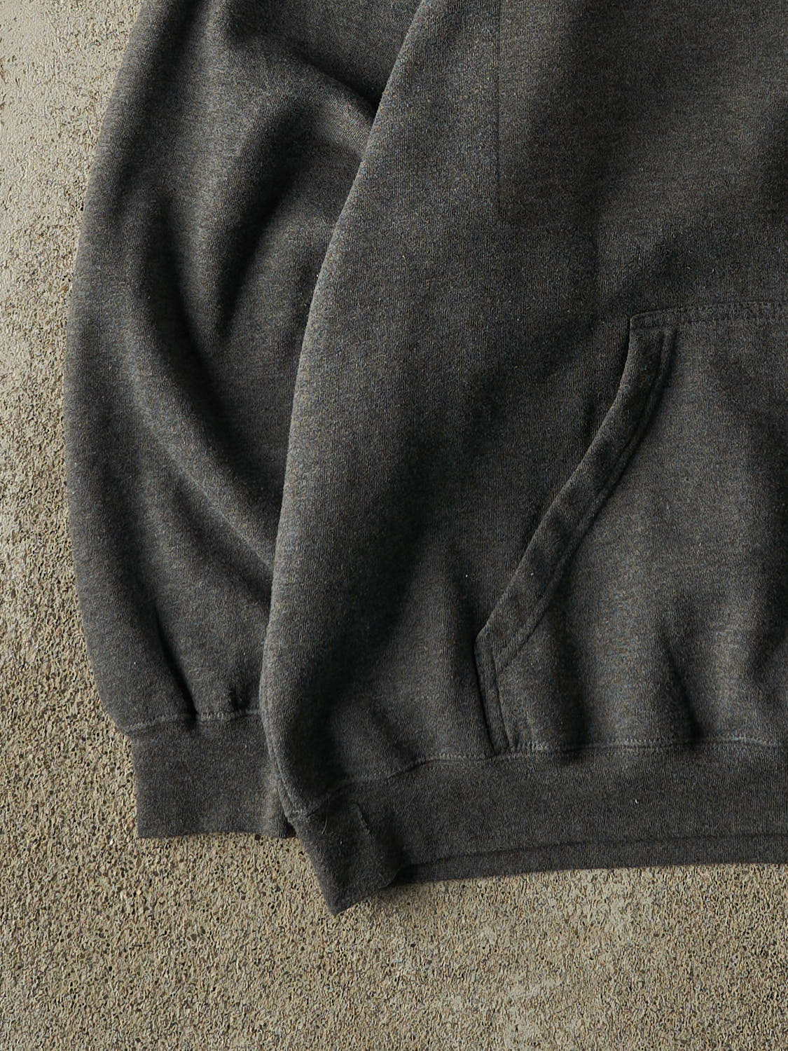 Vintage 90s Charcoal Grey "Lets Roll" Hoodie (XL/XXL)