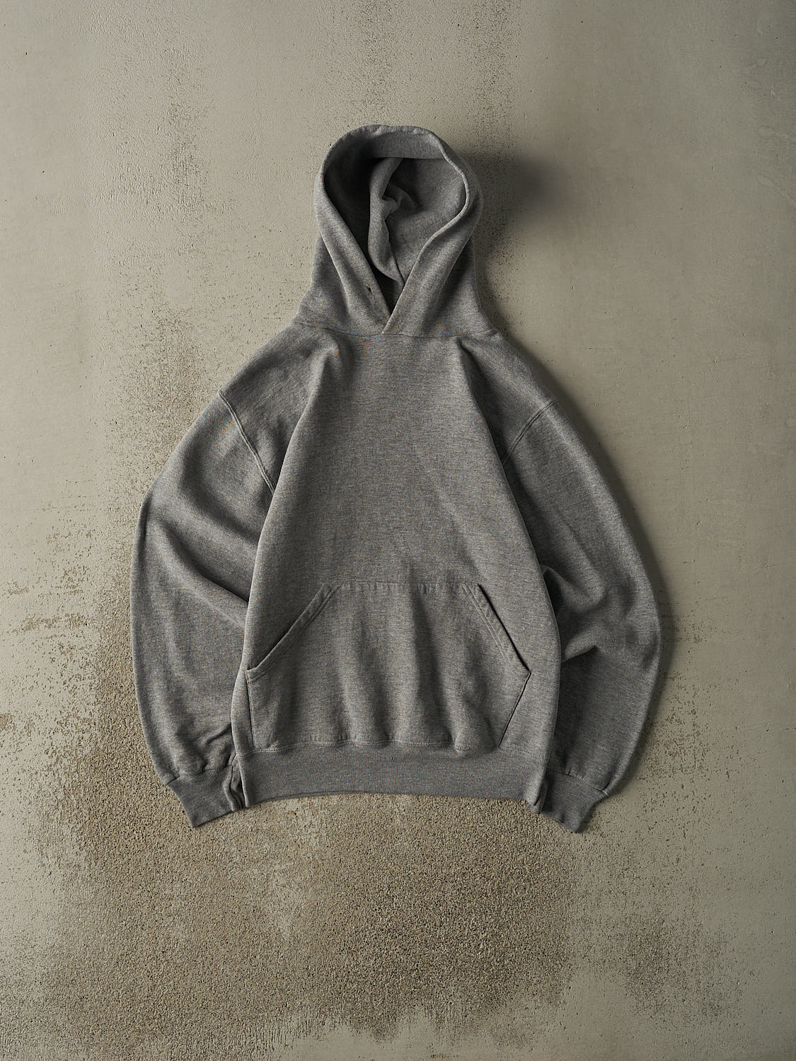 Vintage 90s Grey Russell Athletic Blank Hoodie (S)