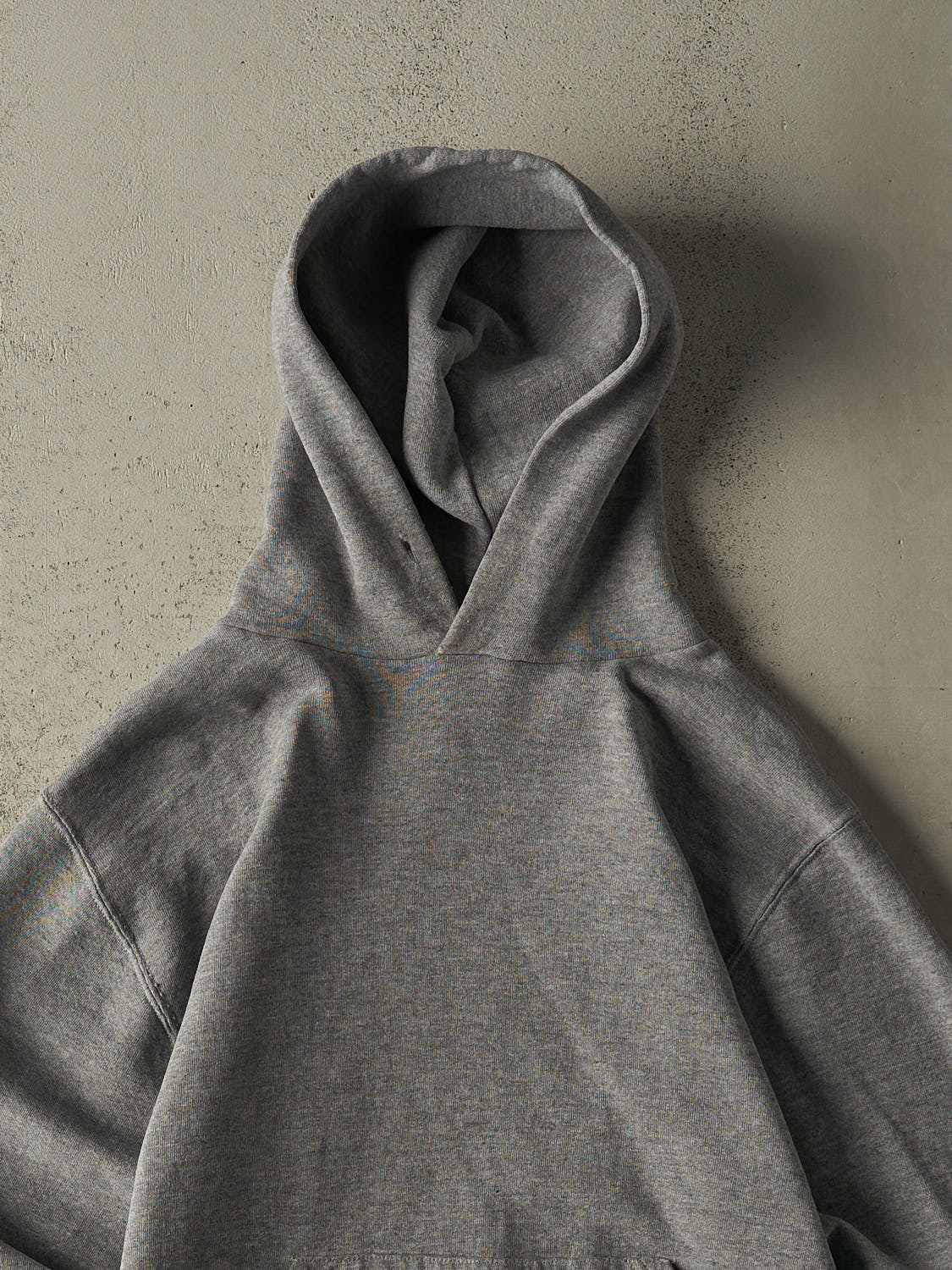 Vintage 90s Grey Russell Athletic Blank Hoodie (S)