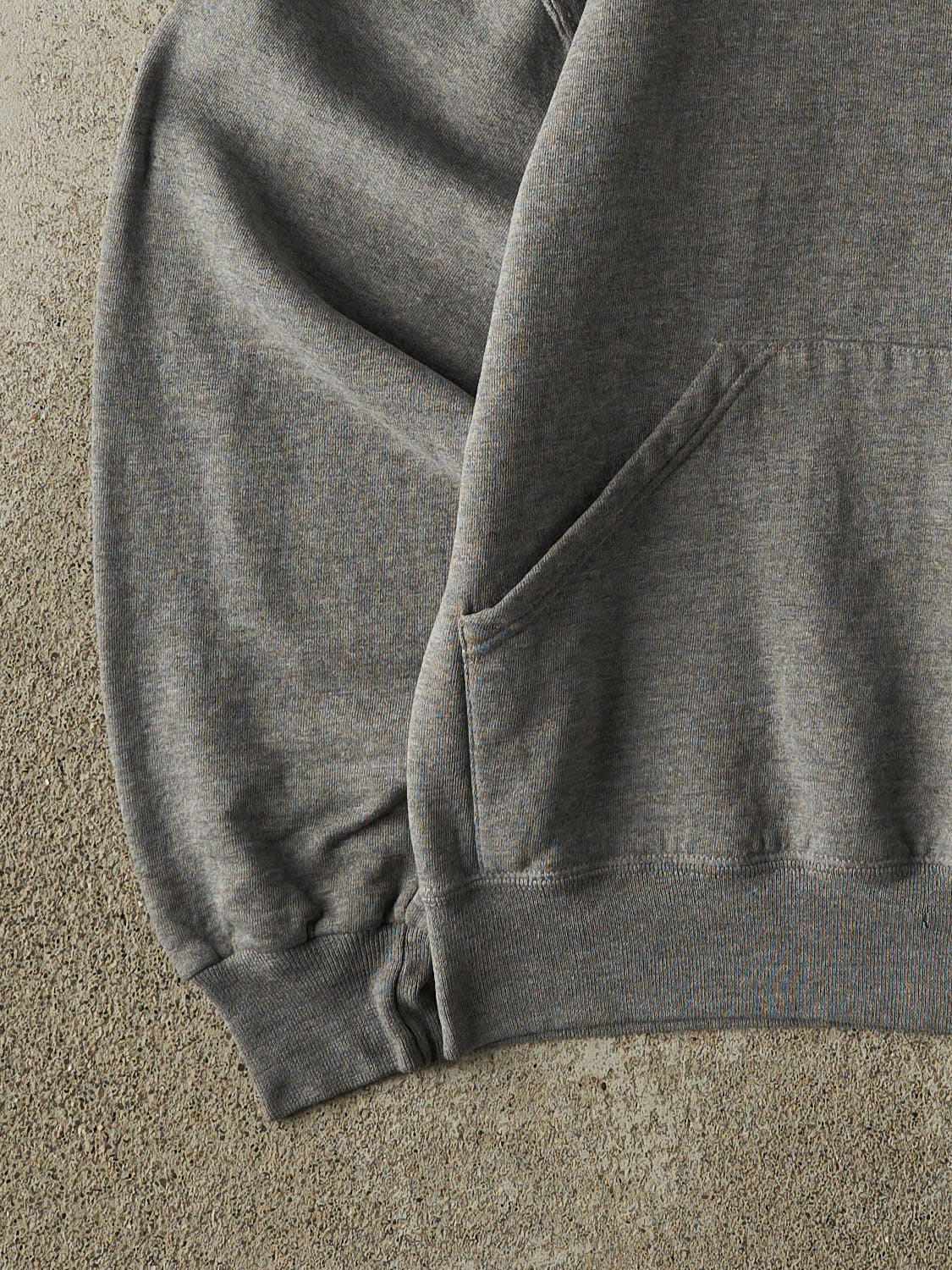 Vintage 90s Grey Russell Athletic Blank Hoodie (S)