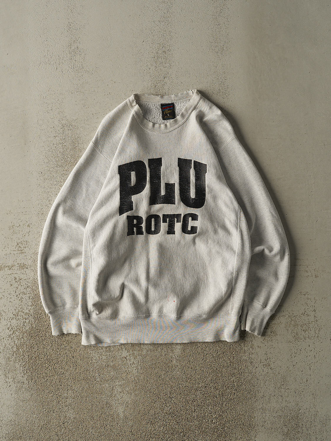 Vintage 90s Heather Grey PLU Crewneck (M/L)