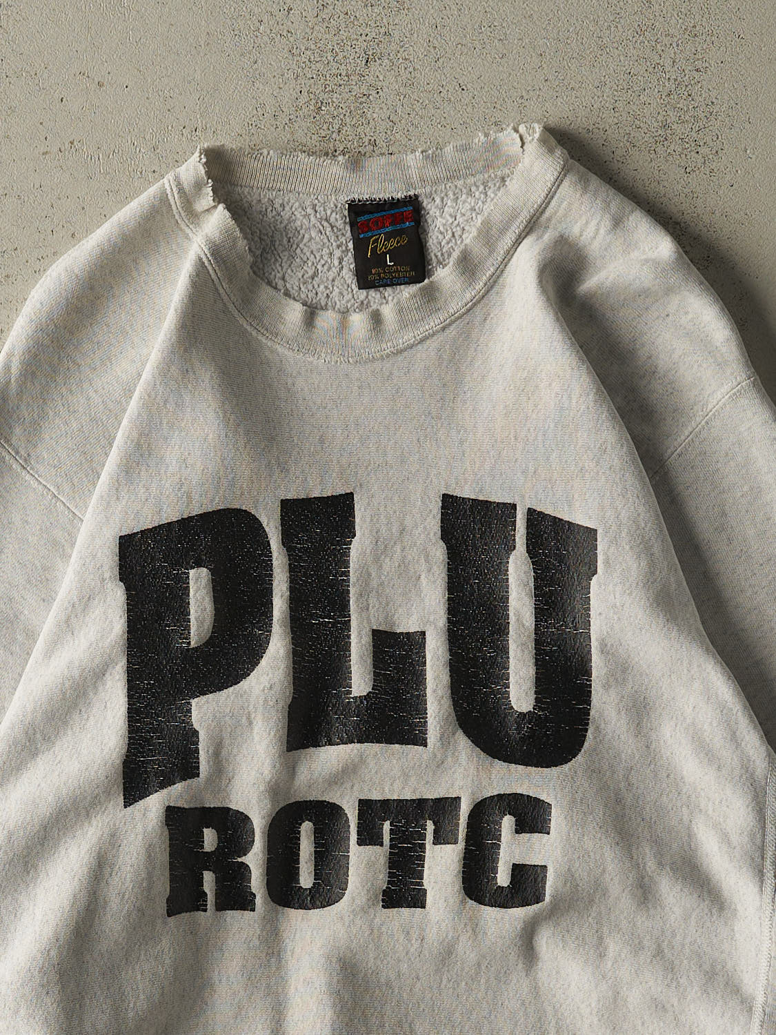 Vintage 90s Heather Grey PLU Crewneck (M/L)