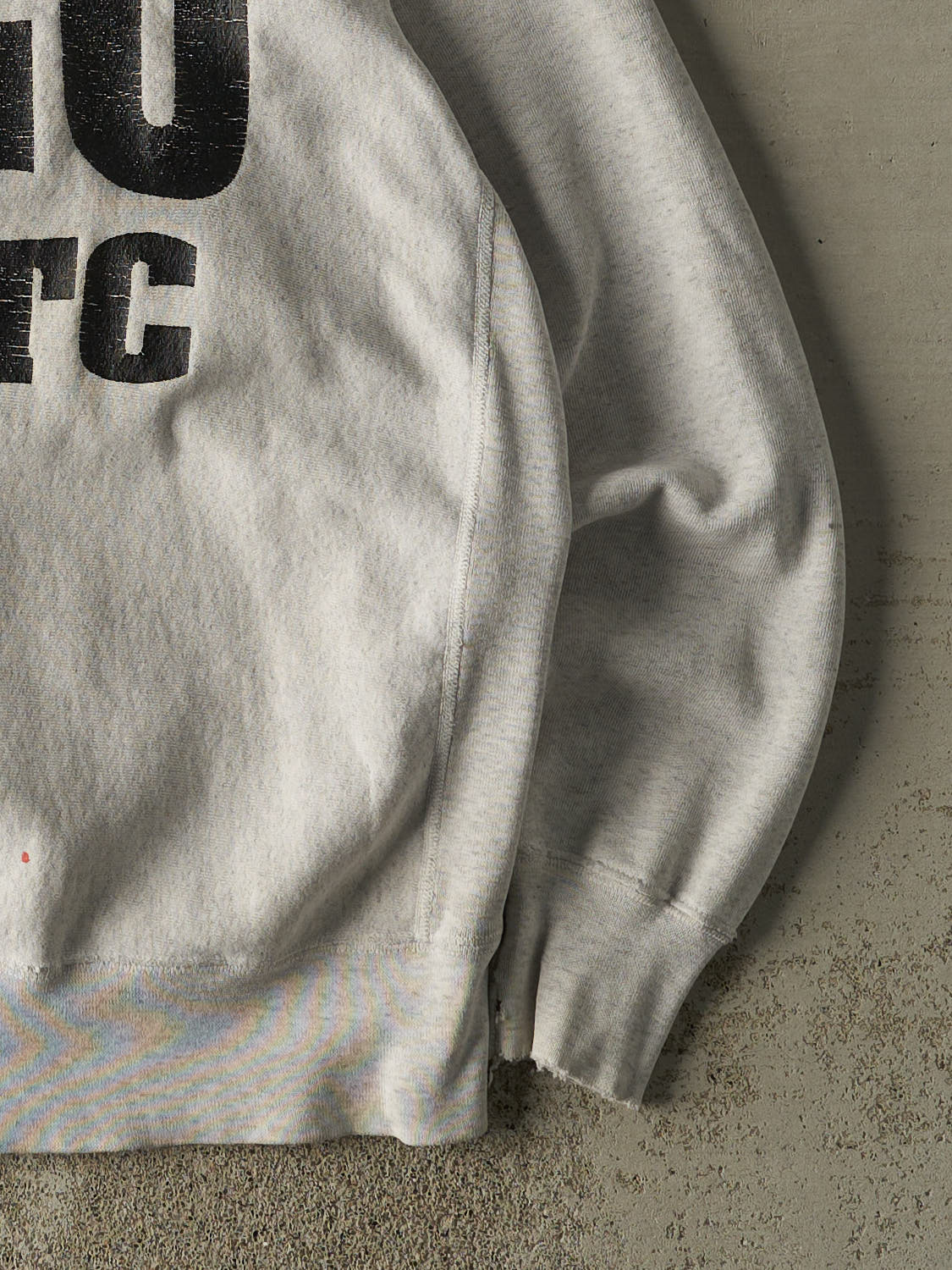 Vintage 90s Heather Grey PLU Crewneck (M/L)