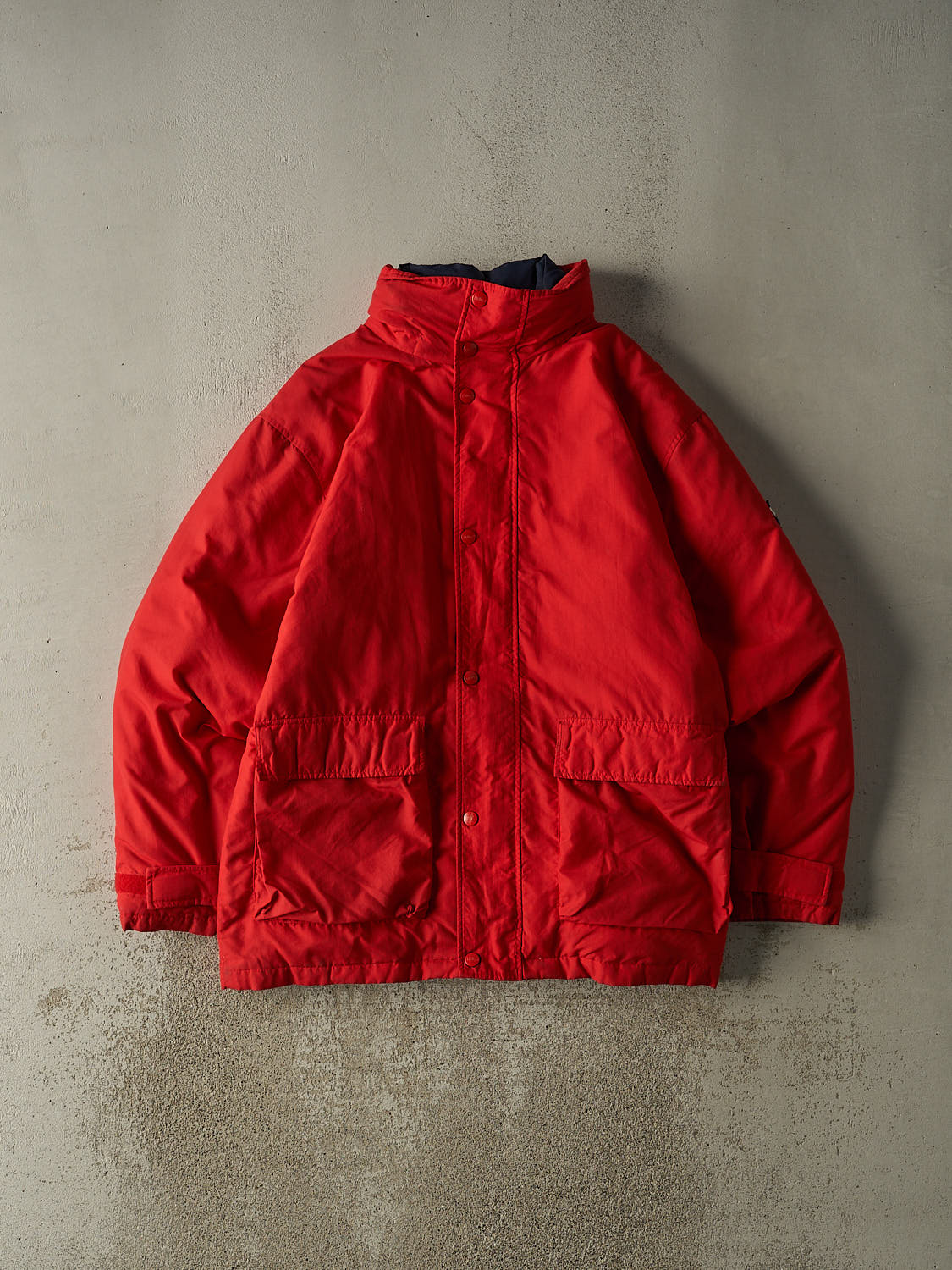 Vintage 90s Red Tommy Hilfiger Puffer Jacket (XXL)