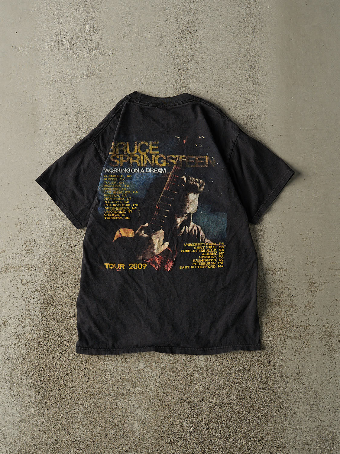 Vintage 09' Black Bruce Springsteen Tour Tee (S/M)