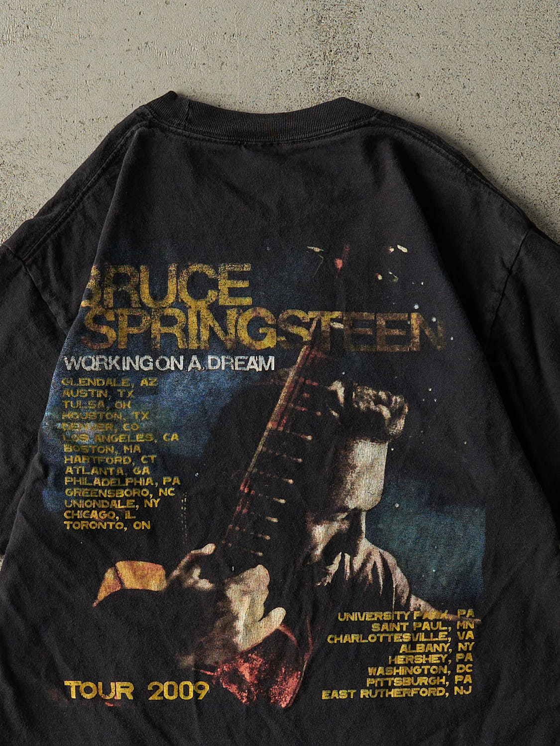 Vintage 09' Black Bruce Springsteen Tour Tee (S/M)