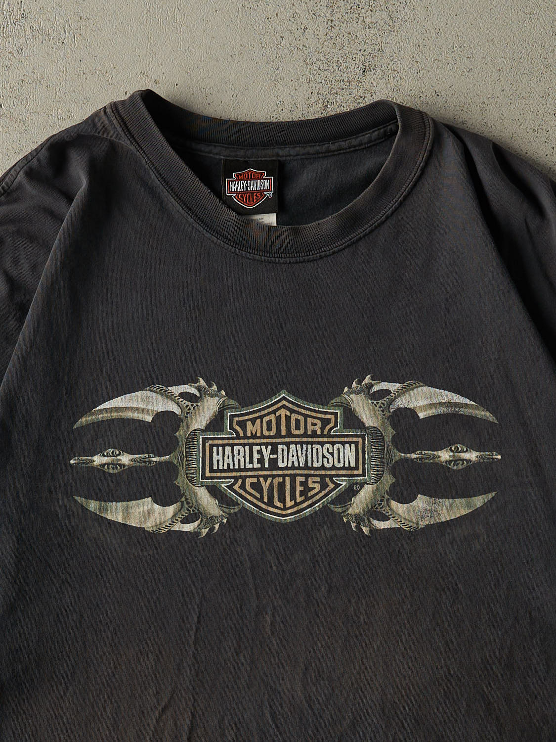 Vintage 04' Faded Black Harley Davidson Rapid City, SD Tee (XL/XXL)